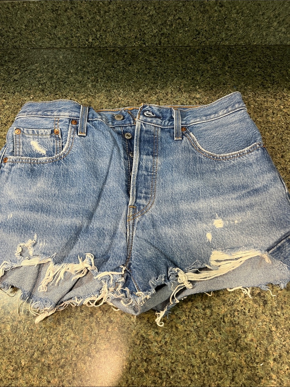 Levi’s 501 Distressed Denim Women’s Shorts